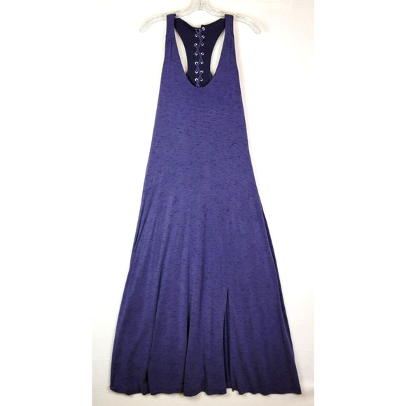 Maeve Dresses & Skirts - Maeve Anthropologie Womens Melanie Racer Back Lace Maxi Dress Size Medium Purple